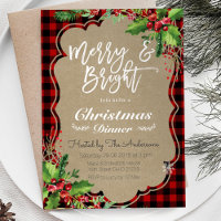 Invitación de fiesta de Navidades amargos y brilla