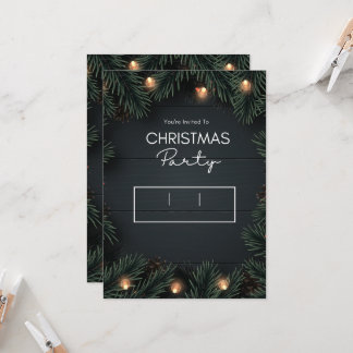 Invitación de Fiesta de Navidades familiares