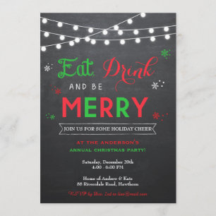 Invitación de fiesta de navidades/Invitación de va