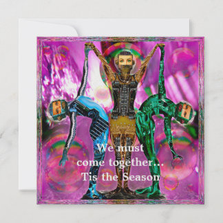 Invitación de Fiesta de Navidades robóticos