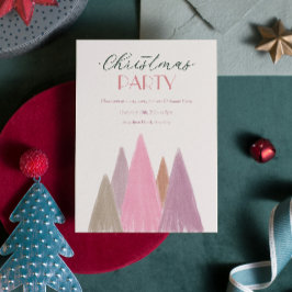 Invitación de fiesta de navidades, tarjeta de salu