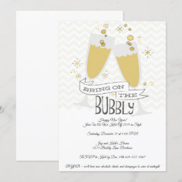 Invitación de fiesta de Noche de Año Nuevo