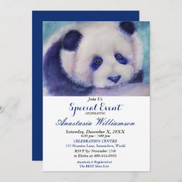INVITACIÓN DE FIESTA DE PANDA FUN