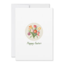 Invitación de fiesta de Pascua floral
