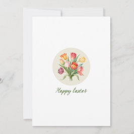 Invitación de fiesta de Pascua floral