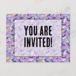 Invitación de Fiesta de Pastel Ghosties