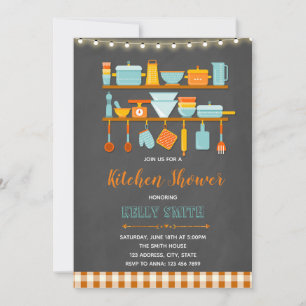 invitación de fiesta de regalos para la cocina lin