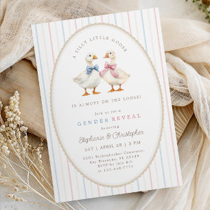 Invitación de fiesta de revelación de género de ga