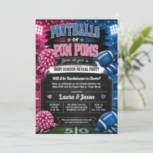 Invitación de fiesta de revelación de género, Foot