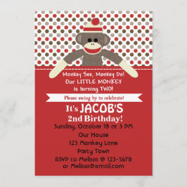 Invitación de Fiesta de segundo cumpleaños - perso