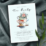 Invitación de Fiesta de té Baby Shower de la Copa<br><div class="desc">Para cualquier personalización o cualquier otro artículo que coincida,  no dude en ponerse en contacto conmigo en yellowfebstudio@gmail.com</div>