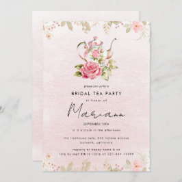 Invitación de Fiesta de Té de Despedida de Soltera