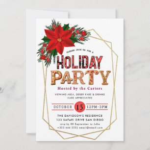 Invitación de fiesta de vacaciones