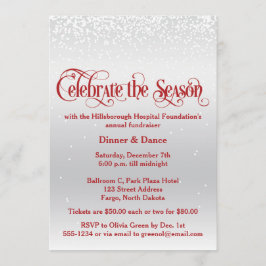 Invitación de fiesta de vacaciones | Celebrar la t