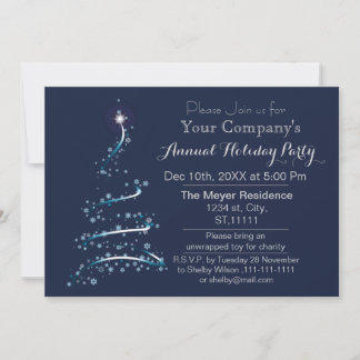 Invitación de fiesta de vacaciones de la empresa c