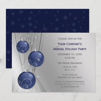 Invitación de fiesta de vacaciones de la empresa c