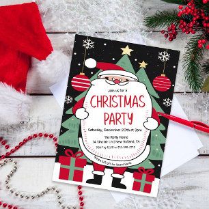 Invitación de fiesta de vacaciones de Navidad de S