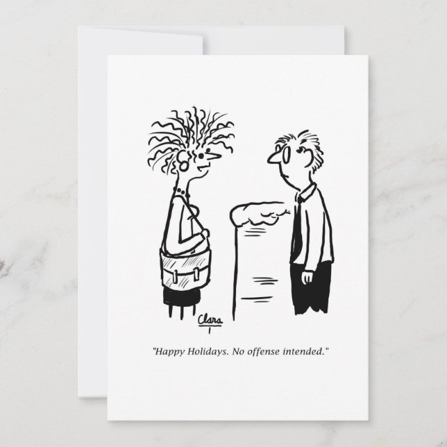 Invitación de fiesta de vacaciones - Graciosa Clar (Anverso)