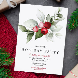 Invitación de fiesta de vacaciones moderna