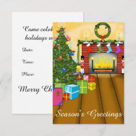 Invitación de fiesta de vacaciones (Personalizable