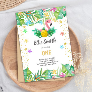 Invitación de Fiesta de verano tropical
