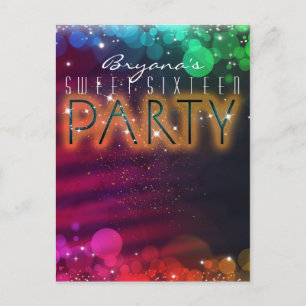 Invitación de Fiesta del Club de Baile Brillo de L