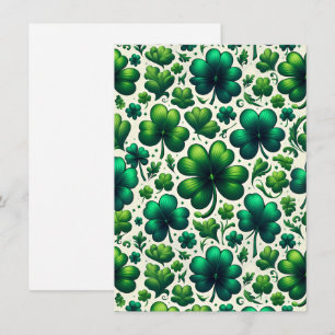 Invitación de fiesta del Día de San Patricio de Tr