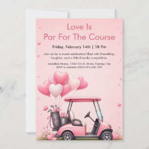 Invitación de fiesta del día de San Valentín en ca