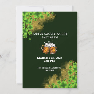 Invitación de fiesta del Día del personalizado St.