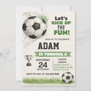 Invitación de Fiesta deportivo imprimible para niñ