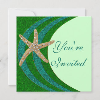 Invitación de fiesta Estrella Emblemada