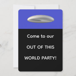 Invitación de fiesta fuera de este mundo