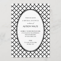 Invitación de fiesta general moderna (Negro)