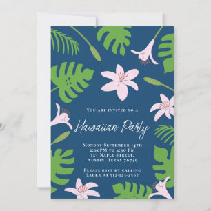 Invitación de Fiesta hawaiano
