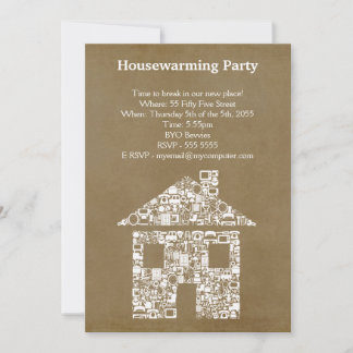 Invitación de Fiesta móvil de calentamiento de la