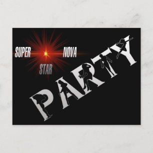 Invitación de fiesta nocturna
