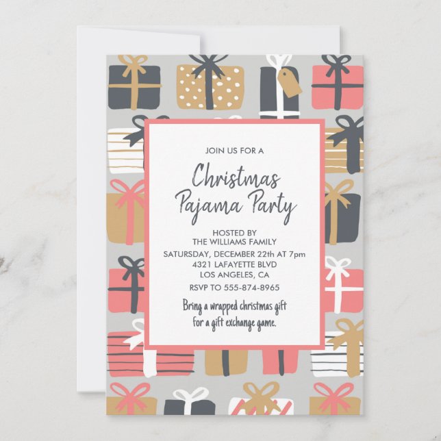 Invitación de fiesta para adultos lúgubres regalo (Anverso)