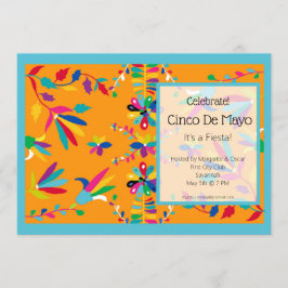 Invitación de fiesta para celebrar Cinco de Mayo