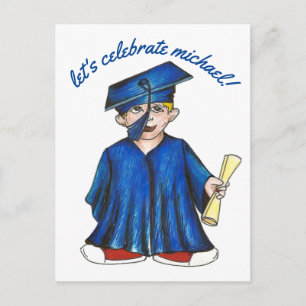 Invitación de fiesta para celebrar la graduación