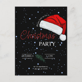 Invitación de fiesta para Navidades familiares sim