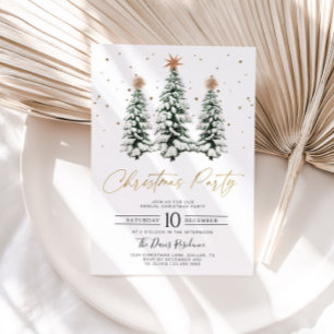 Invitación de fiesta para Navidades navideños mode