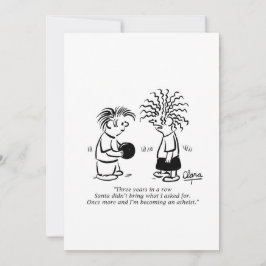 Invitación de fiesta para navidades - Santa y los