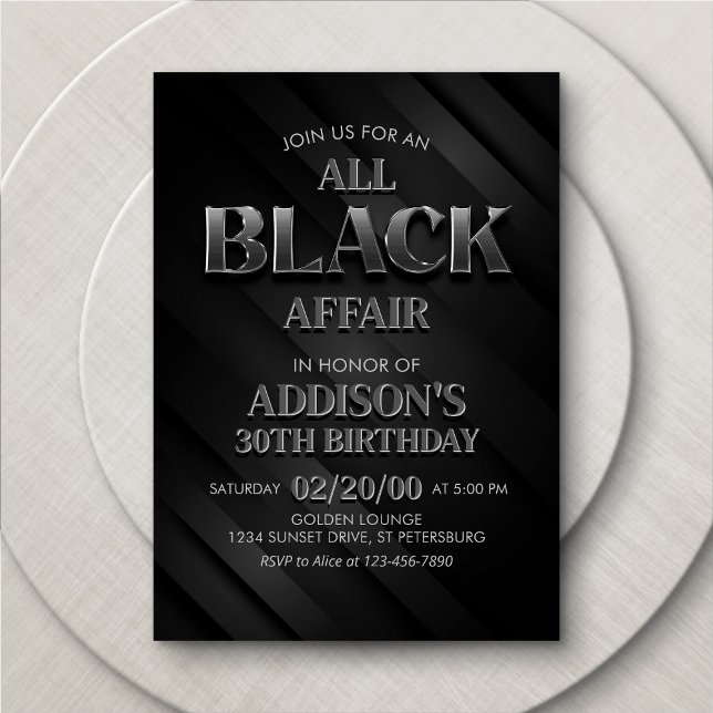Invitación de fiesta para todos los asuntos negros (Subido por el creador)