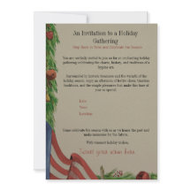 Invitación de Fiesta Patriótica de Vacaciones Hist