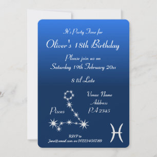 Invitación de fiesta personalizada de la galaxia d