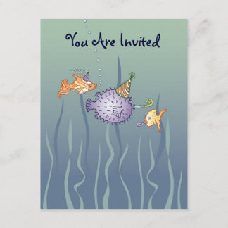 Invitación de Fiesta-pescado