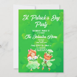 Invitación de fiesta por el Día de San Patricio