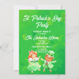 Invitación de fiesta por el Día de San Patricio
