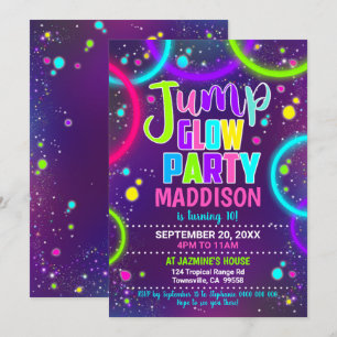 Invitación de fiesta por saltos