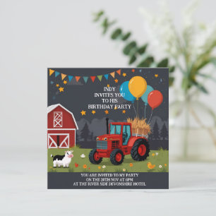 Invitación de fiesta que puedes personalizar a tu 